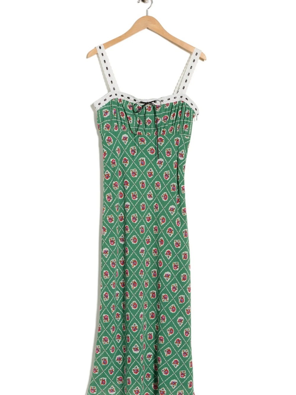 Floral Empire Waist Midi Dress - WAYF